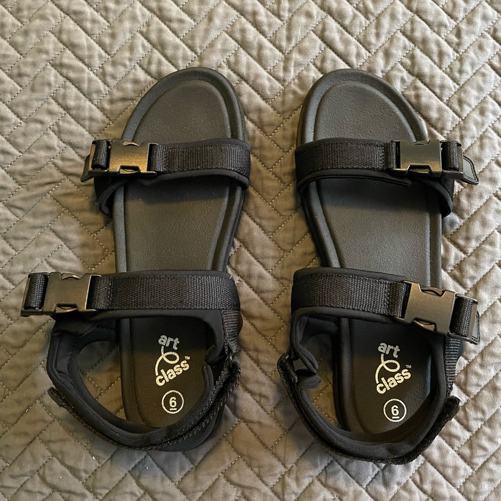 Black sandals